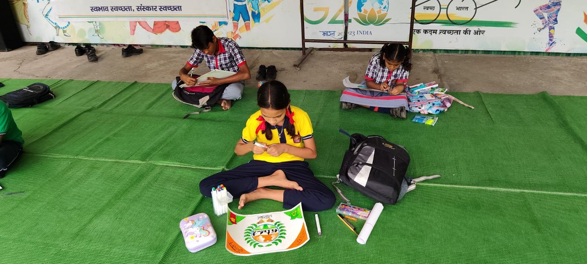 NewWcl's tweet photo. As part of the #SevaSankalpAbhiyan, a Painting and a debate Competitions were held in our Vidyalaya

#KVS https://t.co/oKJTL8eJvX