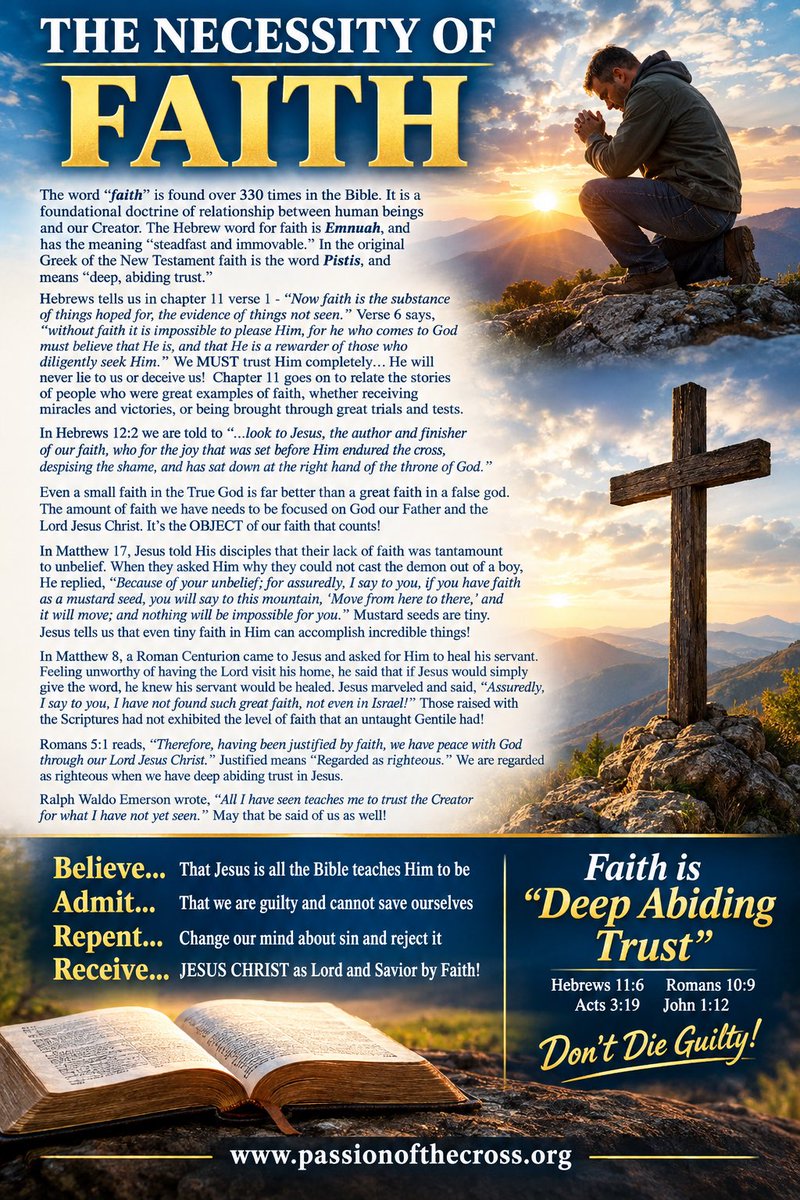 JackJ72157's tweet photo. Without faith, it’s impossible to please God…
https://t.co/1X146jUfQd https://t.co/vvf7ORCUkg