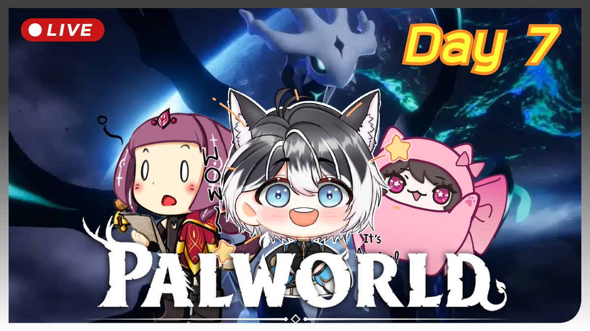 Kawakami_Kami's tweet photo. 【Palworld】วันที่ 7 ฟาร์มของไปตีโครตบอส

🔴 Live : 20:30 (GMT+7)
https://t.co/qA93bRi731

#KamikunVT #KamikunLive #VtuberTH #Vtuber https://t.co/tVEgHkWQxI