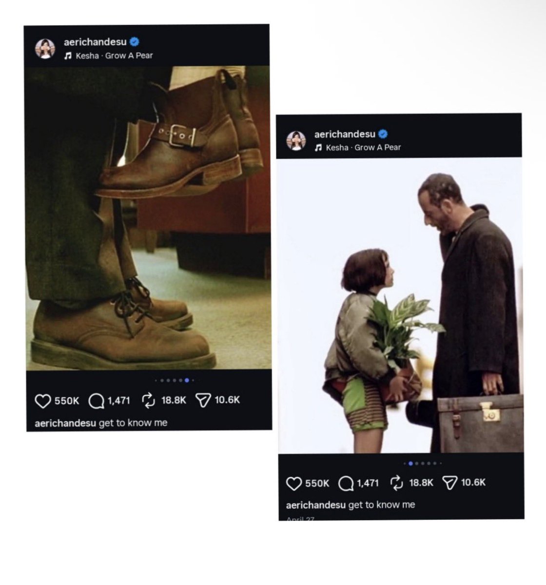 in_herl's tweet photo. So Giselle from aespa posts photos from amovie that contains content dealing with an immoral relationship between a child and an adult man and then no one said anything? And of course her fans will come up with the excuse that she dont know about the movie because she go gogoGaga https://t.co/cTKREB9oqH