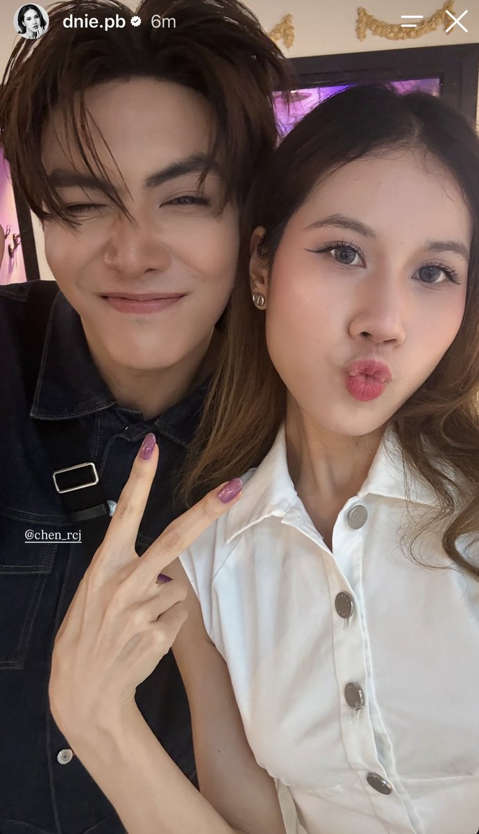 bamnieboondin's tweet photo. JOONGDUNK TUMI FW26
#TUMITH #TUMI

igs ~ Dnie
oh Dnie and her phi brother-in-law https://t.co/ka10pCU8Sh