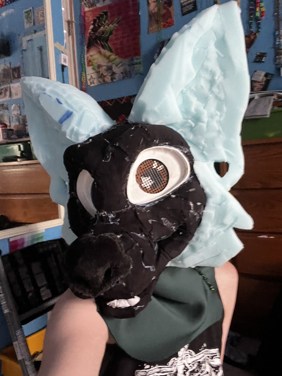 orphic_moth's tweet photo. atlas is coming alongggg!!! got foam for his face finally https://t.co/mSDfQ4aQaD