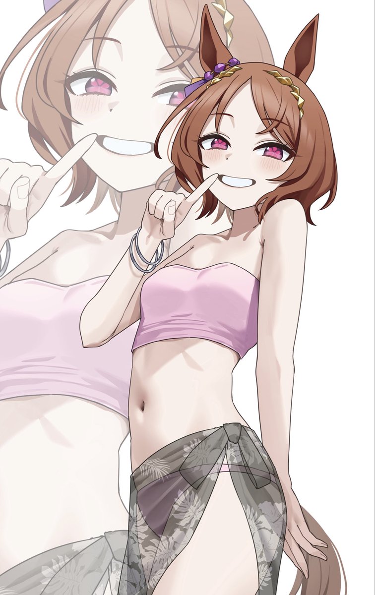 Miho_Mimura's tweet photo. skebリクエストありがとうございました！
水着なサクラローレルです！
#ウマ娘 https://t.co/47RFfovoCB