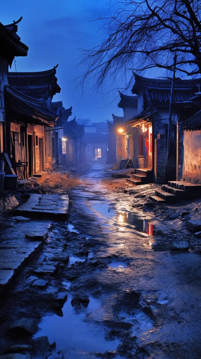 honel066648's tweet photo. Sunset glow paint the old street, random walk finds quiet magic in the busy city. https://t.co/Tg03hXAISq