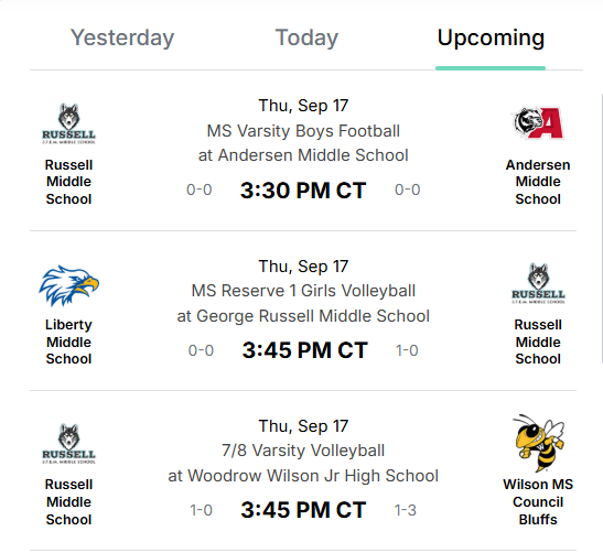 mps_russell's tweet photo. Game Day!  Football and Volleyball in action today!  Good luck athletes!
#TWolfPride https://t.co/8Z0CbFEarW