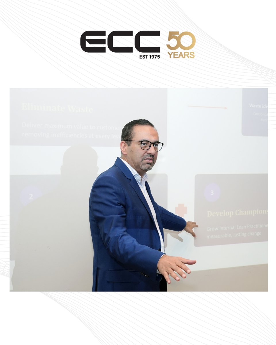 ECCLLC's tweet photo. Engineering Contracting Company (ECC Contracting) proudly launched the kick-off meeting for the third cohort of its Lean Practitioner Programme — a continued investment in building capable leaders who deliver certainty and value to every client, on every project.
#ECC #UAE https://t.co/G69ua0KsCg