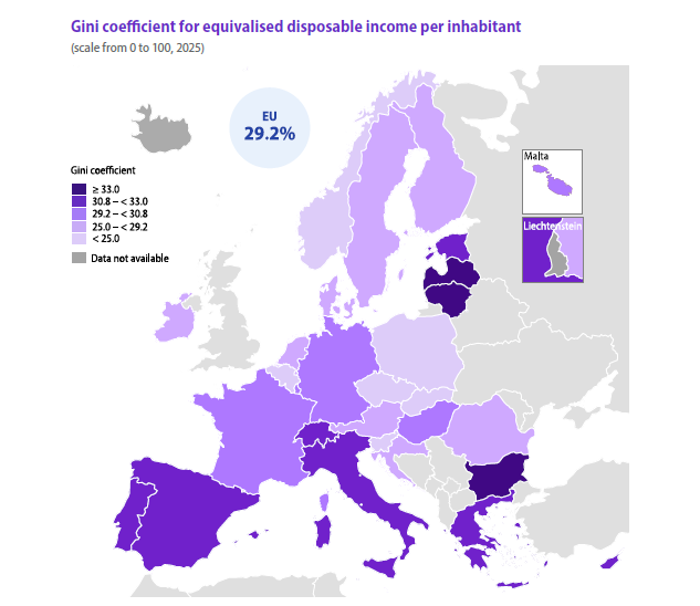 MattiaBBagnoli's tweet photo. Reddito disponibile nella media, disuguaglianza più alta dei suoi pari, salari al palo dal 2010, gente che fatica ad arrivare alla fine del mese a livello romeno.

Italia, 2025 https://t.co/rt2KeBTgwM