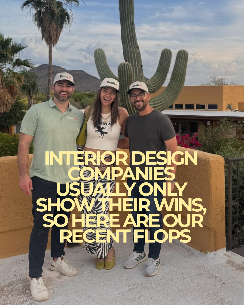 funkitco's tweet photo. Honesty is the best policy 🤷🏼‍♀️

Interior design gets the credit. Exterior design is what got the guest to the door.

#airbnbdesign #designstudio https://t.co/OiDXRHFD9e