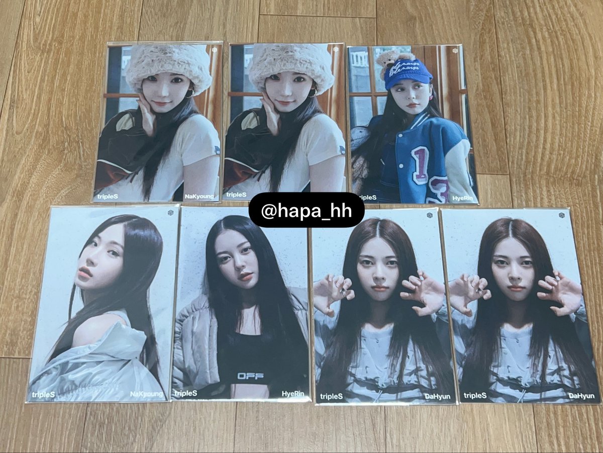 hapa_hh's tweet photo. 트리플에스 라이징 공방엽서 양도 판매 tripleS rising assemble sell wts

hyerin dahyun each 0.5 
Nakyoung each 0.8 https://t.co/NHkOlMyMVN