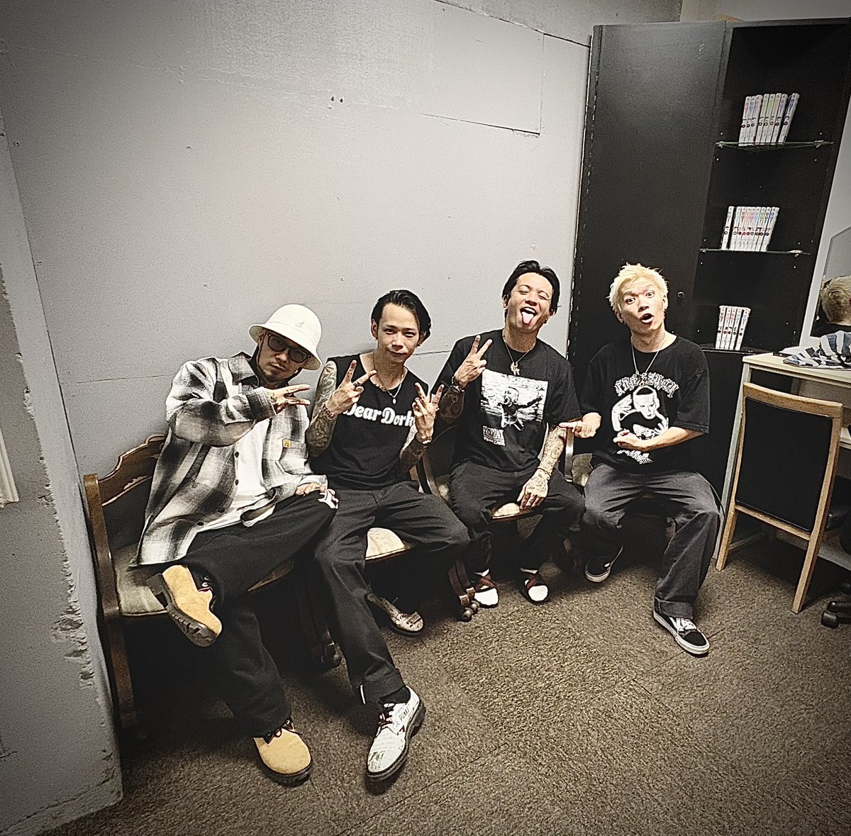 THE_WASTED_twit's tweet photo. 本日は、田中聖さんのMV撮影にTHE WASTEDメンバーで参加させて頂きました！🎥

撮影後の一枚📷

ありがとうございました！🙏

#田中聖
#THEWASTED https://t.co/ff8SMvpbSd