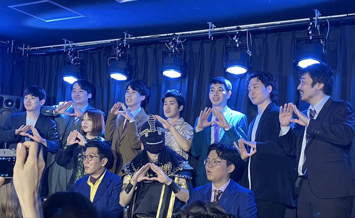 kakinoshi's tweet photo. #NHK新人お笑い大賞
ヤーレンズも出演した一昨日のライブ紅で観た豆鉄砲とシンクロニシティが最終予選進出！
シンクロニシティは男女コンビでありがちな設定を変えてきていて
新鮮で練られていてよかった！
何度もライブで観てきたまぐろ兄弟やイチゴも応援！🐟🍓 https://t.co/SVY2EiykrO