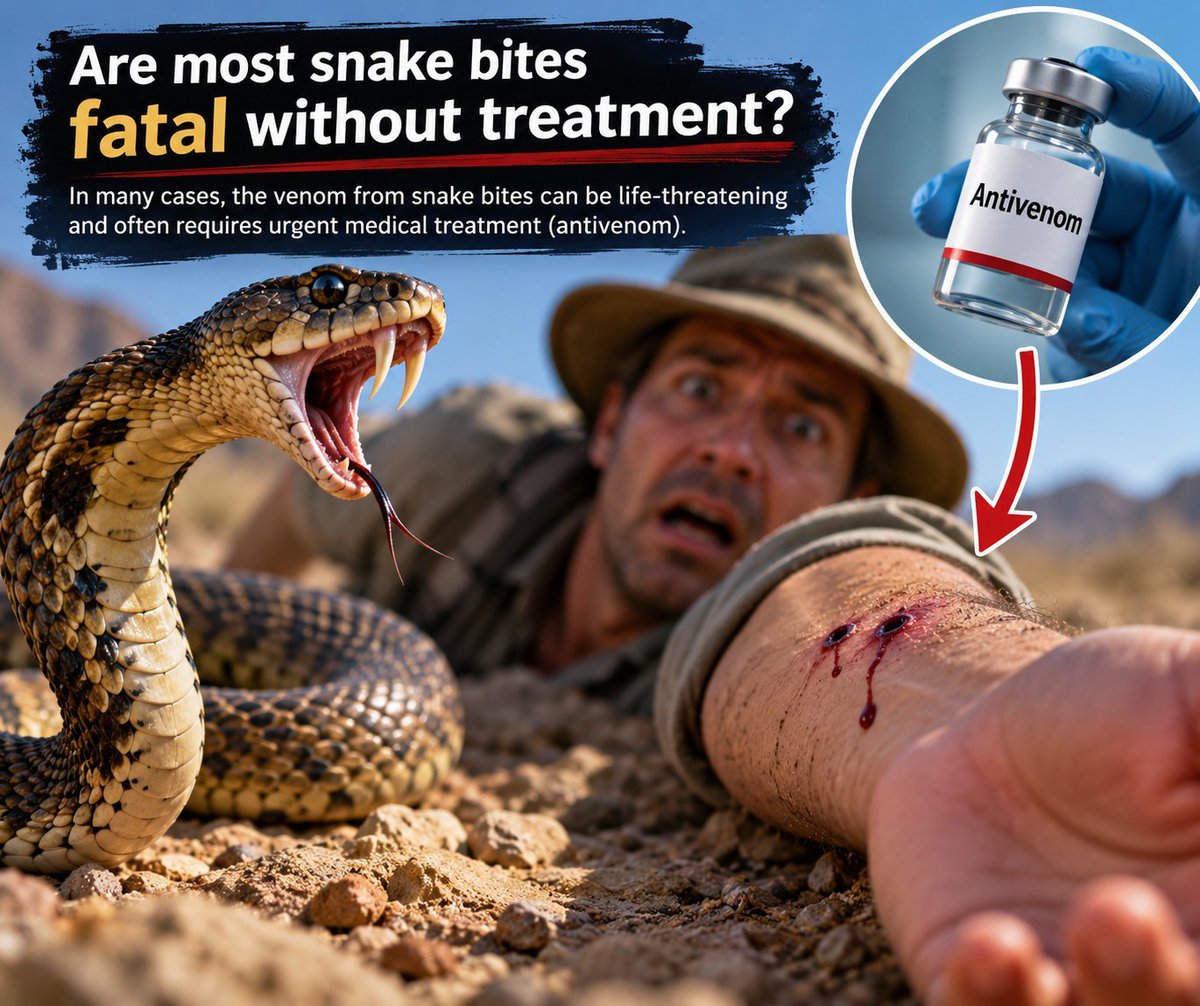 obadiahobash's tweet photo. Do you think all snakes are poisonous?

Don't worry, get that suitable antivenom in no delays because 1st thing is life. https://t.co/rR8r1sztFS