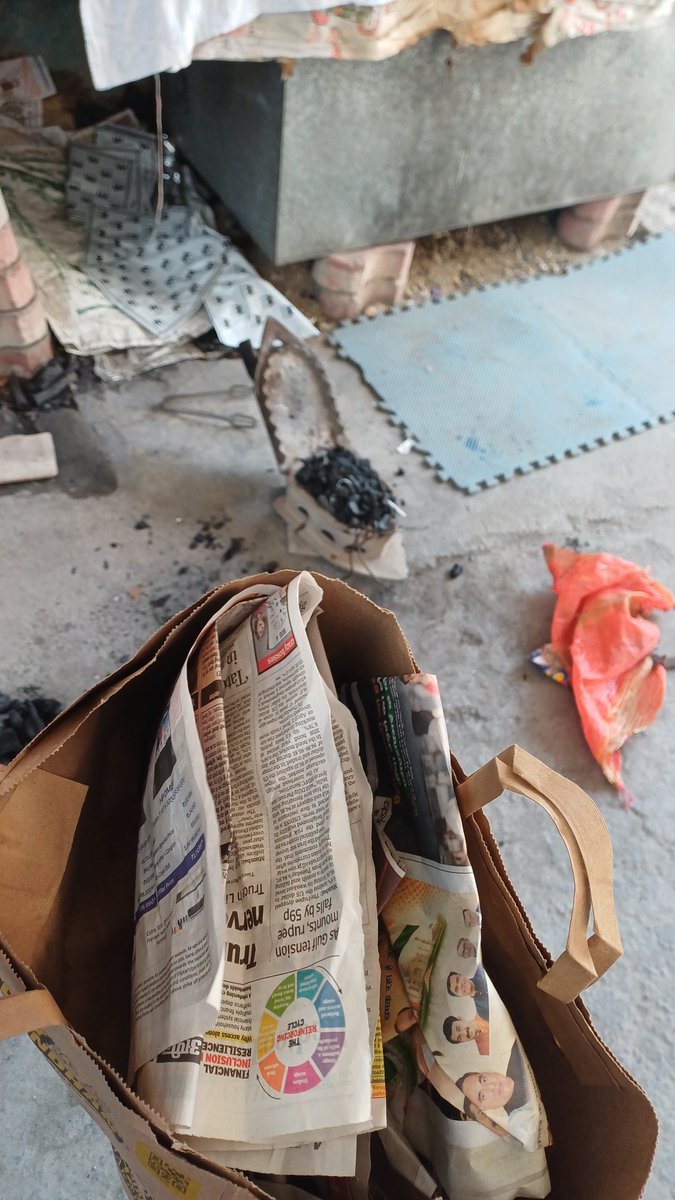 KaranMinz's tweet photo. The #newspaper is old for me, but still useful for her.

Gave the newspaper sheets back to the lady who irons my clothes. She puts them inside the clothes while ironing to protect them from getting damaged.

She was happy—it saves her both cost and labour.
#reuse #sustainability https://t.co/Lw3XBXHTqm