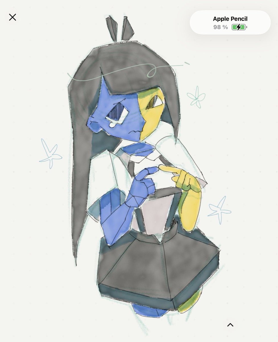 derubyte's tweet photo. She‘s upset I haven‘t drawn her in so long https://t.co/LKjvo0BIEh