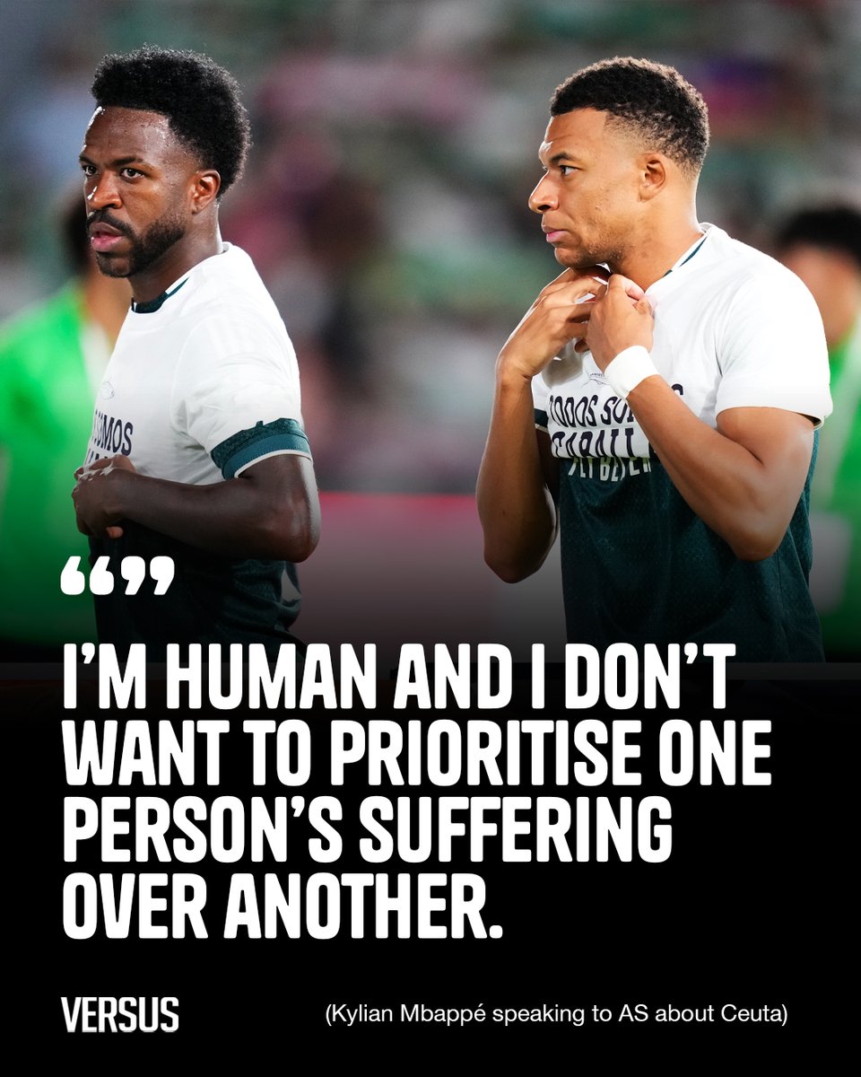 vsrsus's tweet photo. More power to Kylian Mbappé for standing up for migrants in Ceuta, and refusing to let their suffering be ignored. https://t.co/Ir9TLasRJy