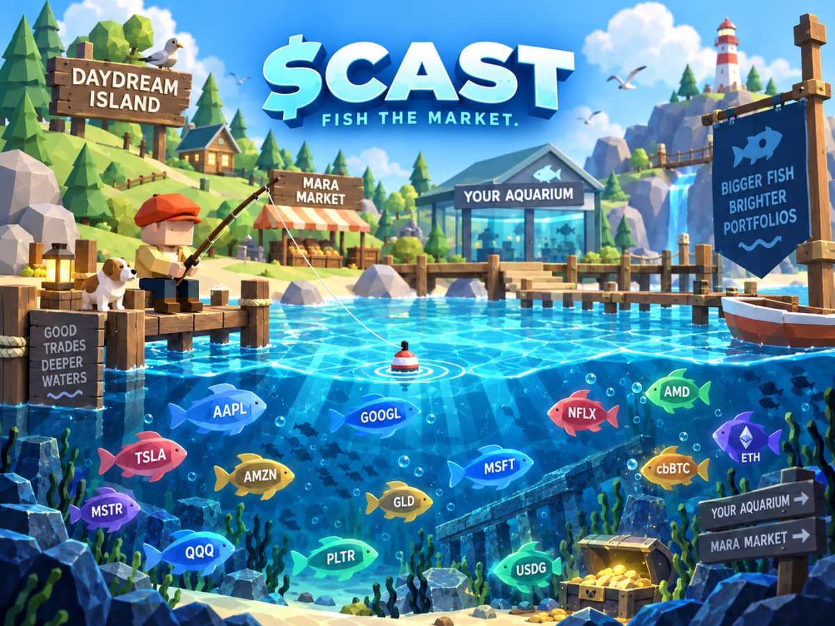 CastOnRH's tweet photo. $CAST progression isn’t just “number go up.”

New rods can change what you’re able to catch.

New islands give you more places to explore.

And your stock license can expand the stock themes in your catch pool.

One cast at a time. 🎣 https://t.co/2EvteZyzVX