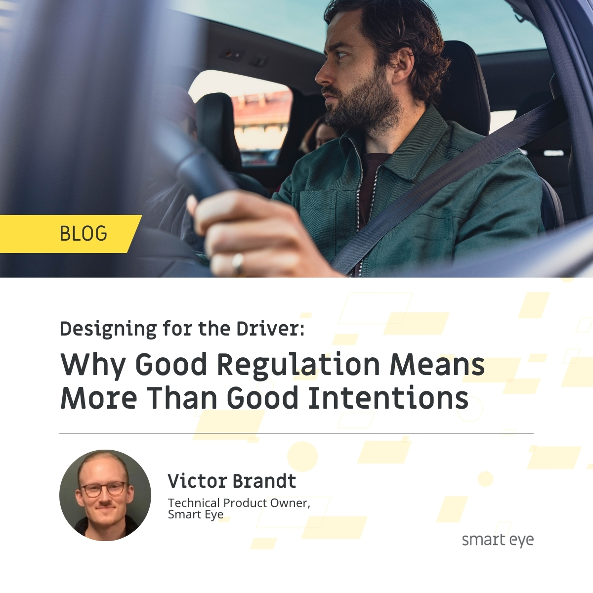 SmartEyeAB's tweet photo. A driver monitoring system only improves safety if drivers keep it on.

In a new article, Smart Eye’s Victor Brandt looks at why #DMS regulation needs to consider more than technical compliance, including false warnings and user trust. 

Read more: https://t.co/4nKv1oUsnR https://t.co/Cp6ExsAY4P
