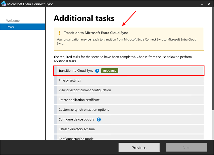 alitajran's tweet photo. Microsoft releases Entra Connect v2.6.91.0 with security fixes and recommends upgrading to this version as soon as possible!
​
This release also includes a guided migration workflow from Microsoft Entra Connect Sync to Microsoft Entra Cloud Sync.
​
The workflow includes configuration assessment, provisioning agent setup, staged activation, and validation.
​
To download the Microsoft Entra Connect Sync tool:
​
1. Sign in to Microsoft Entra admin center.
2. Navigate to Entra ID > Entra Connect > Get Started > Manage.
3. Select the "Download Connect Sync agent".
4. Select the "Accept terms & download" button.
5. Run the tool on the Entra Connect server and follow the wizard.
​
Note: The release is only available for download via the Microsoft Entra admin center, and auto-upgrade is not available.
​
Learn more:
- https://t.co/6gtrYTlHeO
- https://t.co/Uwzw2y49F7
​
#Microsoft365 #EntraID #EntraConnect