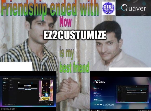 dtrdpixl's tweet photo. My goofy ahh after seeing the new EZ2ON update and realizing ts might be more customizable than the simulators… lmfaooooo https://t.co/DzwOoQBfmL