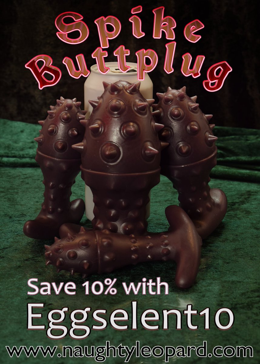 NLeopardToys's tweet photo. Need something with a little more bite?
Go for the Spike!
Grab your Spiky Buttplug at:
https://t.co/mEDUm4w7f0

Use Eggselent10 on Checkout for storewide, 10% Discount https://t.co/S6Lxe70eOB
