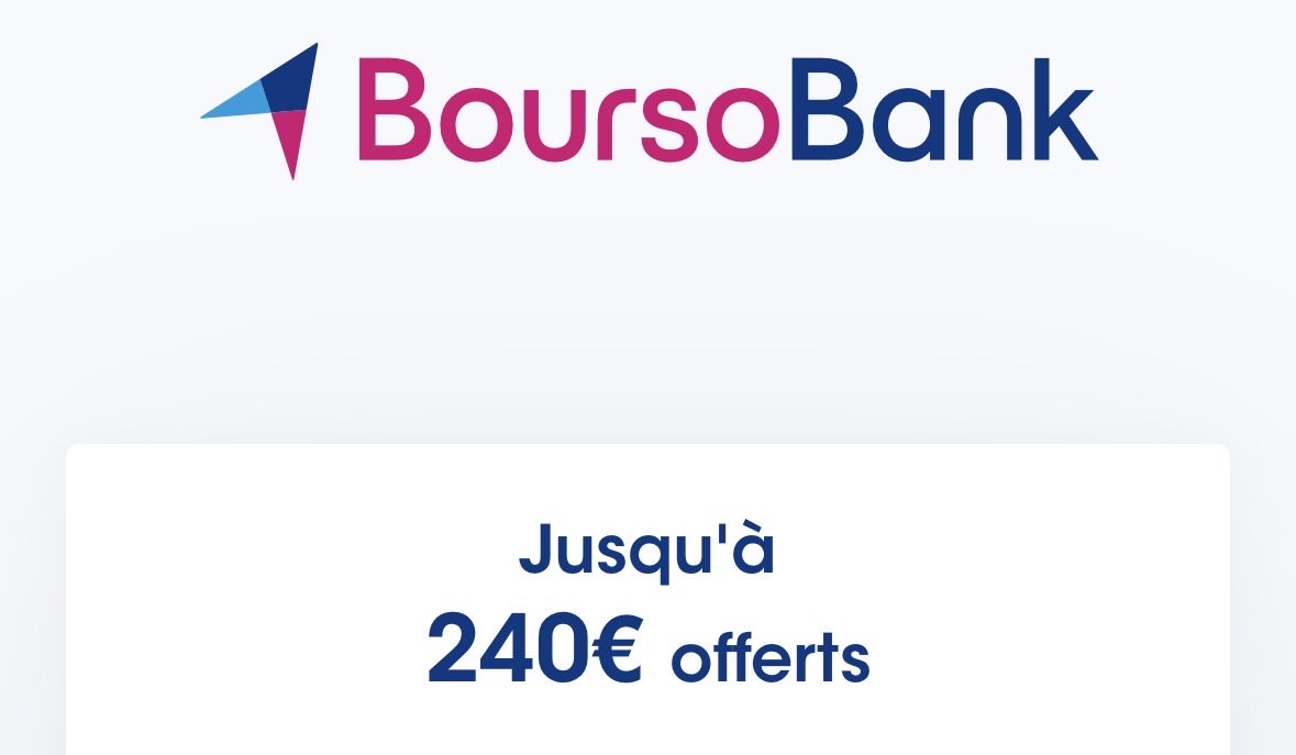 Bonclay59's tweet photo. @Bmorine21 Y’a une offre de parrainage Boursobank en ce moment stv ⏳

Jusqu’à 240€ en s’inscrivant avec le CODE MARO7510LQ ou via le lien suivant :

https://t.co/K5rAyH9JnT

Plus que 24h pour bénéficier de l’offre ! https://t.co/07dO3gStwu