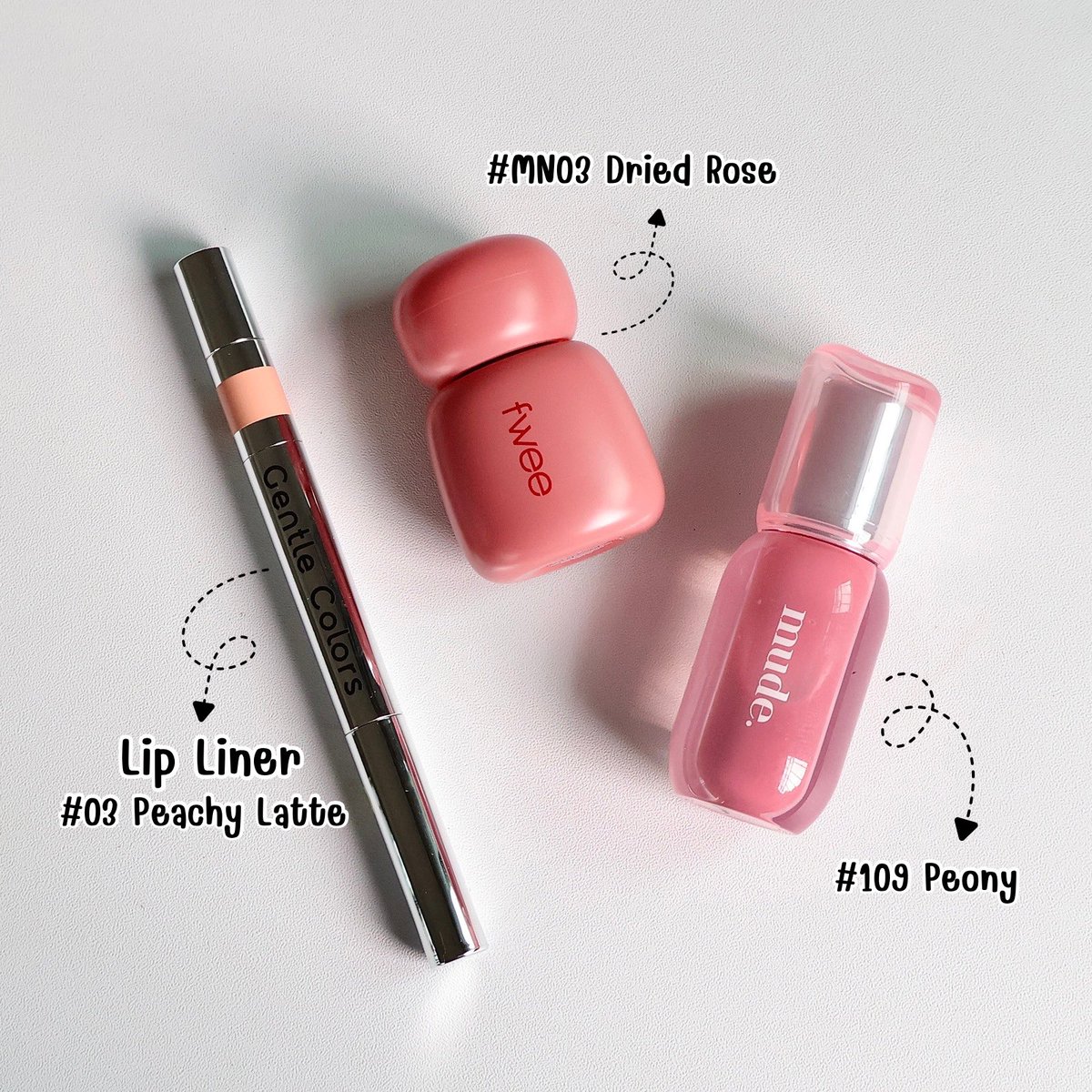 NP_nnp99's tweet photo. Lip Liner > Matte > Gloss งานปากค่ดเริ่ด!!! นี่ชอบคอมโบเซ็ตนี้มากกก🎀💗 สีสวย ใช้กับลุคไหนก็รอดอ่ะ ให้เลย 100/10 https://t.co/zJnxy3SFCX