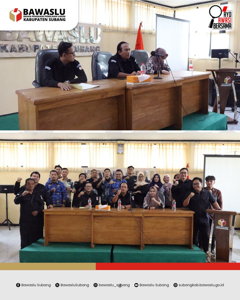 BawasluSubang's tweet photo. Bawaslu Subang melaksanakan rapat Tindak Lanjut Pengelolaan Barang Dugaan Pelanggaran Pemilu dan Pemilihan, Kamis (17/9). https://t.co/igoAjkfYpv