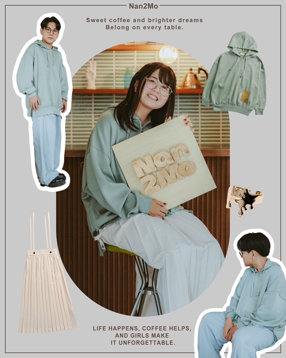 Nan2Mo_official's tweet photo. 【Nan2Mo 2026 Autumn Collection LOOK公開📸】

なつめさんちの着用写真を集めたLOOKページを公開しました❕💕

一部をチラッと公開します👀

EC販売開始前に何を買おうか悩んでいるみなさん、
コーデの参考にぜひご覧ください！✨
https://t.co/XtIZfueVVm

みなさんのお好きなコーデはどれですか？ https://t.co/Jv8iWfWLe1