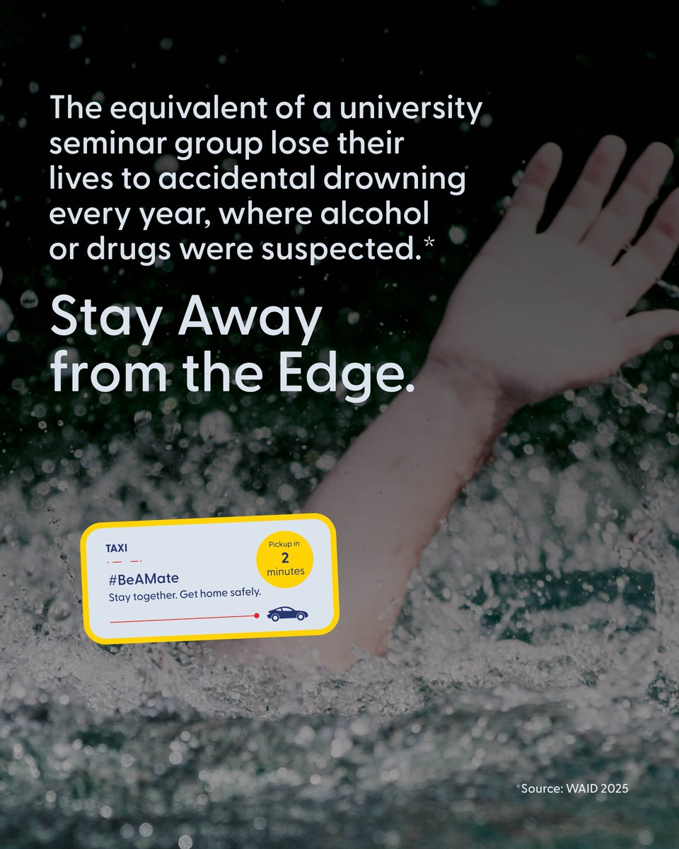 DGfire_safety's tweet photo. Starting college or university creates great memories. But alcohol can affect balance and judgement. Many people who drown never intended to enter the water at all.
#BeAMate - look out for your friends.
Walk home together.
Avoid routes near open water.
#DontDrinkAndDrown @RLSSUK https://t.co/yLZIGkEGk3
