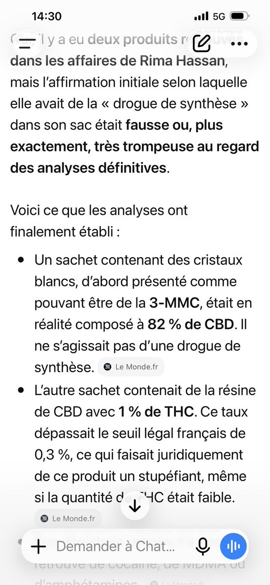 vasseurbrig's tweet photo. @RimaHas C’est vrai pas réellement de la drogue de synthèse, rétablissons la vérité https://t.co/XLBVVVnnac