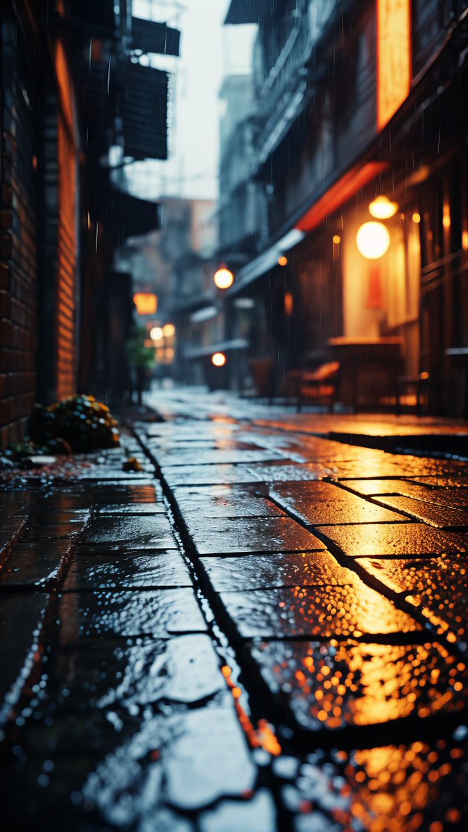 dragb535851's tweet photo. City alley serendipity – the neon sign flickers, rain makes the wet concrete glow, and a quiet moment hits right in the middle of the busy street. https://t.co/6OfXmTPcUm