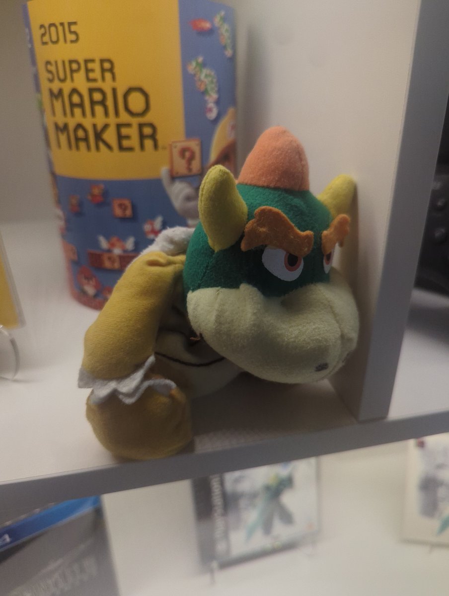 AgentOfTheFree_'s tweet photo. @BenjiGameDev I still have a Bowser plush I bought in '97. https://t.co/XMOBXVbMoZ