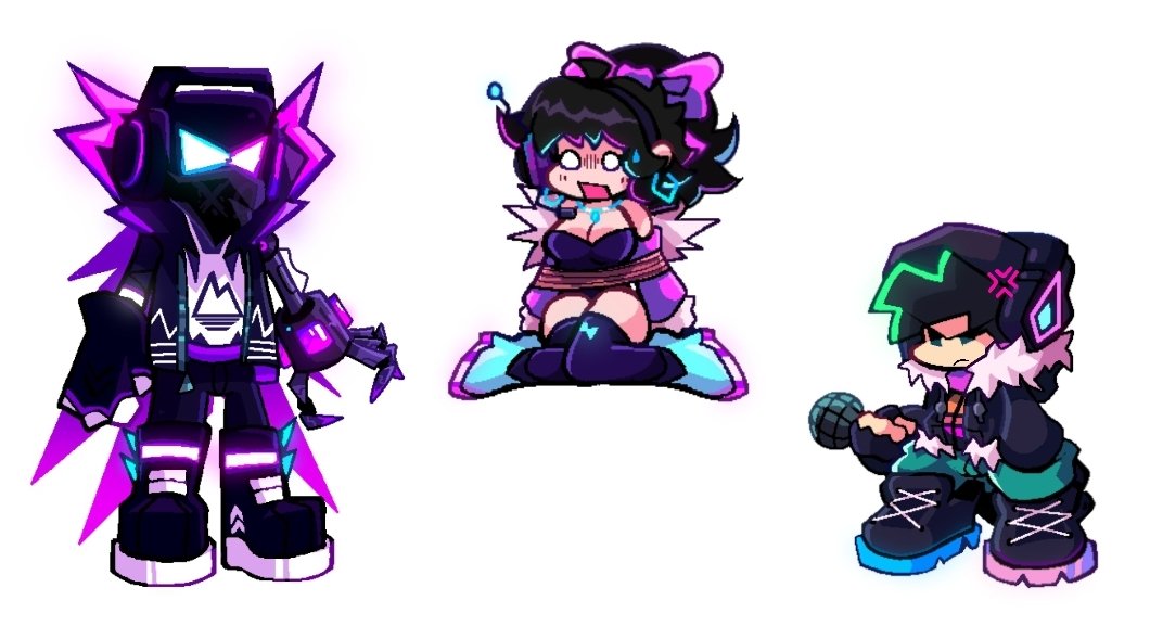 Ema15TheArtist's tweet photo. https://t.co/iQz2dXya2E
Thanks for the 500 followers btw!
For celebrate that, heres another previews of Neo Reworked (and reskins with the new redesigns)
#fnfneo #artwork #ConceptualArt https://t.co/HUou1qARE5