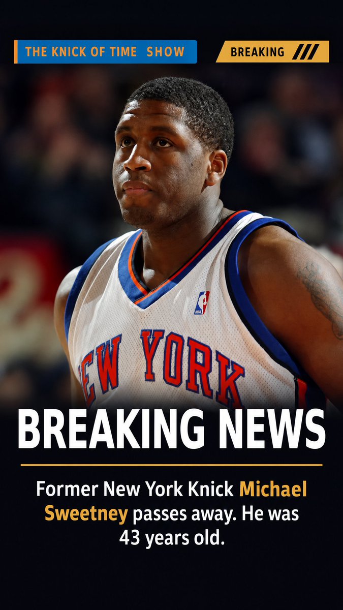 _leeescobedo's tweet photo. Breaking: Former 2003 NBA Lottery pick and New York Knick, Michael Sweetney passed away. https://t.co/unFRbQF2lS