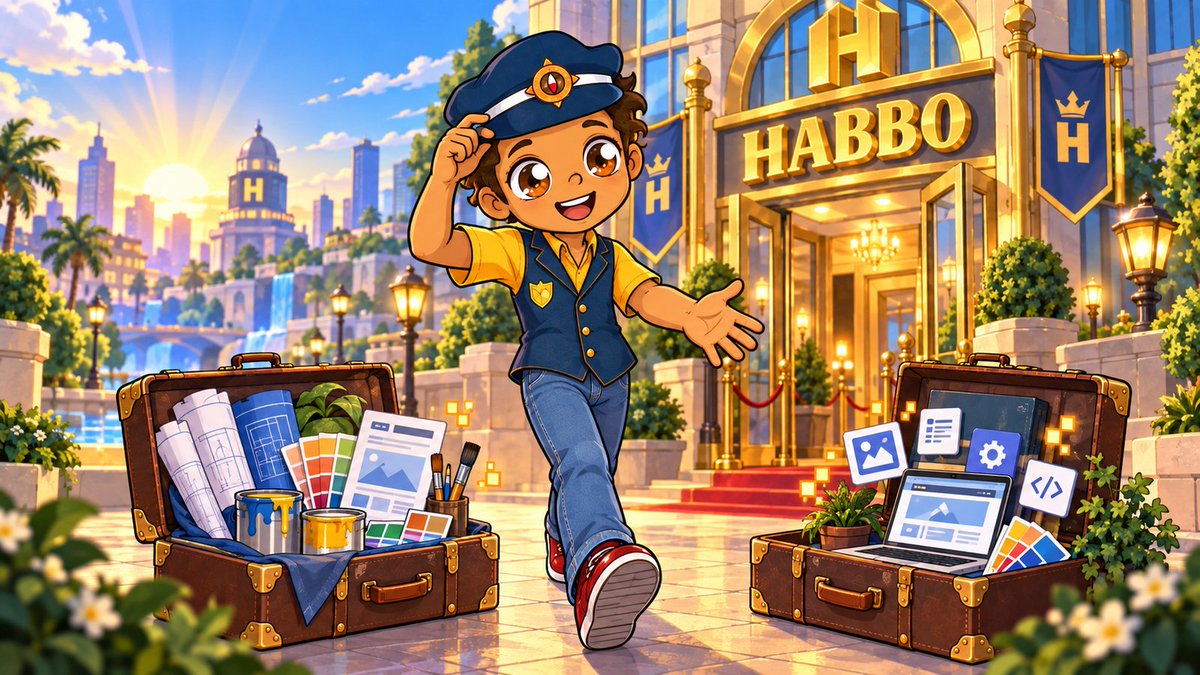 ESHabboSecurity's tweet photo. ¿Acaso creyeron que el viaje terminaba aquí? 😏✨

Hoy le decimos adiós definitivo a nuestro look de 2013 para darle paso a una NUEVA APARIENCIA:

🔹Interfaz más limpia, moderna y minimalista
🔹Nuevo reproductor de radio totalmente renovado
🔹Nuevas herramientas y utilidades para Habbo
🔹Mejor experiencia de navegación para la comunidad

Entra ya y sé de los primeros en descubrirla: 🌐https://t.co/cLOrXTY1b8

¡HabboSecurity sigue más viva que nunca! Se vienen más cambios próximamente... 🤫🎉