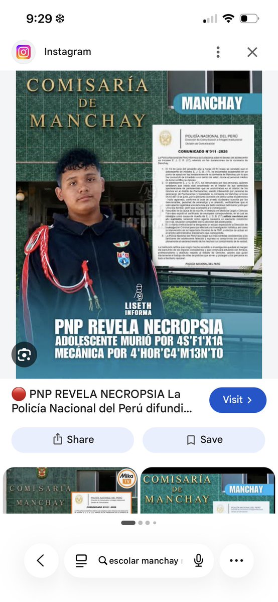 audazcarnero's tweet photo. @PNP_Noticias @CesarRomeroC VANYANSE A LA MIERDA, UN ADOLESCENTE MURIO DENTRO DE LA COMISARIA EN MANCHAY https://t.co/llaiECccnf