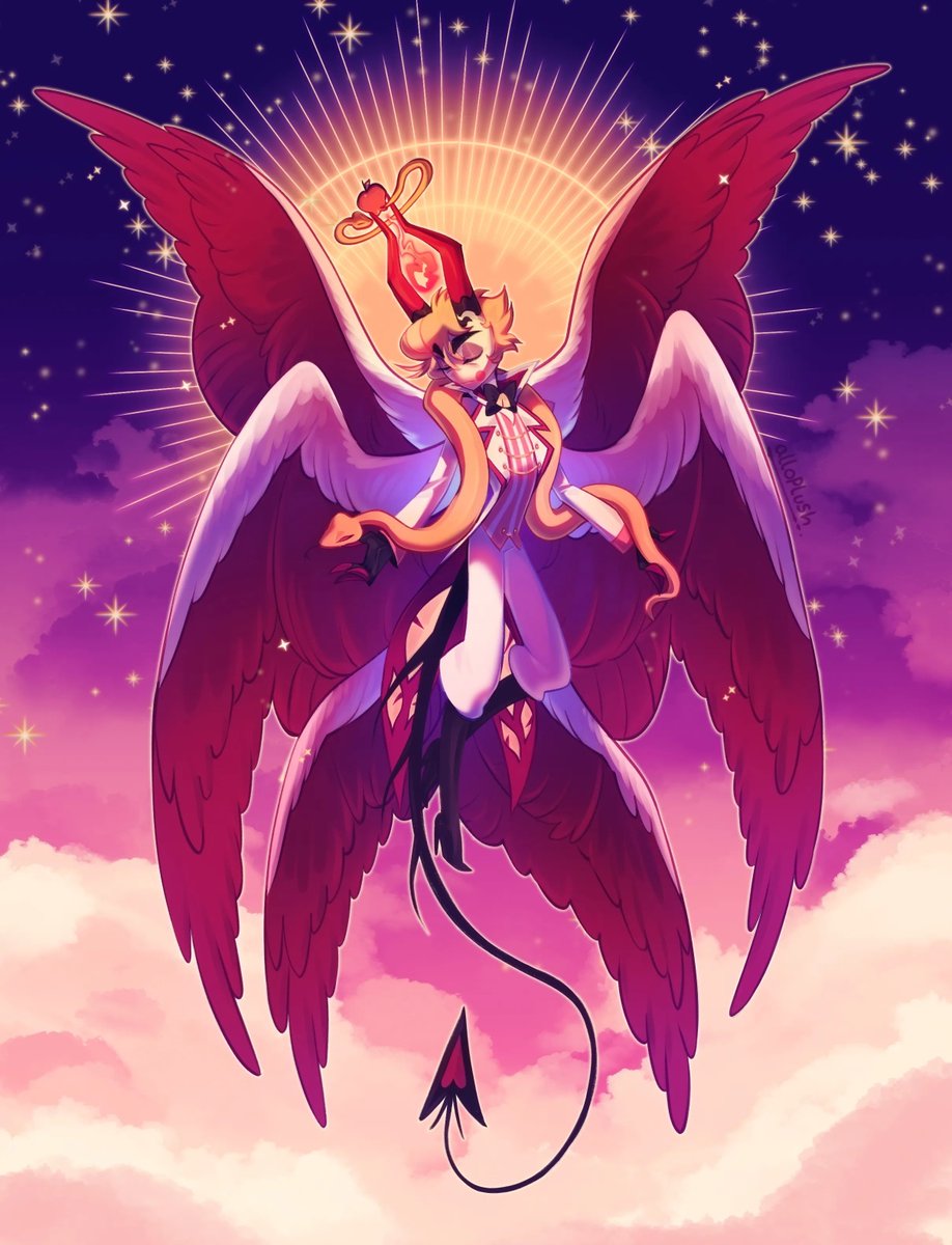 alloplush's tweet photo. MY WIFE IS SO PRETTY!!!!!!!!!

#HazbinHotelLucifer #LuciferMorningstar https://t.co/etKta5SrX3