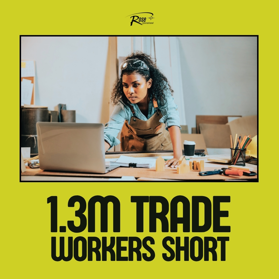 RoseInt's tweet photo. The skilled-trade talent gap widens as manufacturing and data centers drive demand for specialized workers and increases competition for industrial and infrastructure projects. Staffing Industry Analysts predicted an estimated shortage of 1.3 million workers. The trend highlights how technological growth also increases the need for skilled workers.

#RoseInt #PeopleMakingItHappen #SkilledTrades #Hiring

📷: Canva Pro, Shutterstock