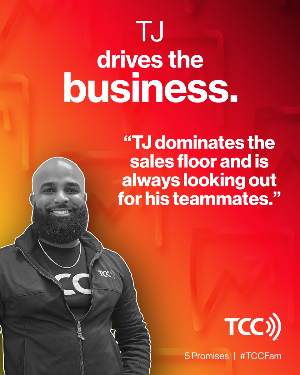 tcctalk's tweet photo. We don’t just sell; we drive the business forward together. If you’re competitive, team-oriented, community-minded, and ready to grow, there’s a place for you here.

TCC, award-winning Verizon authorized retailer is hiring. Apply today: https://t.co/JezeOA8juP https://t.co/w02p2hC3EK