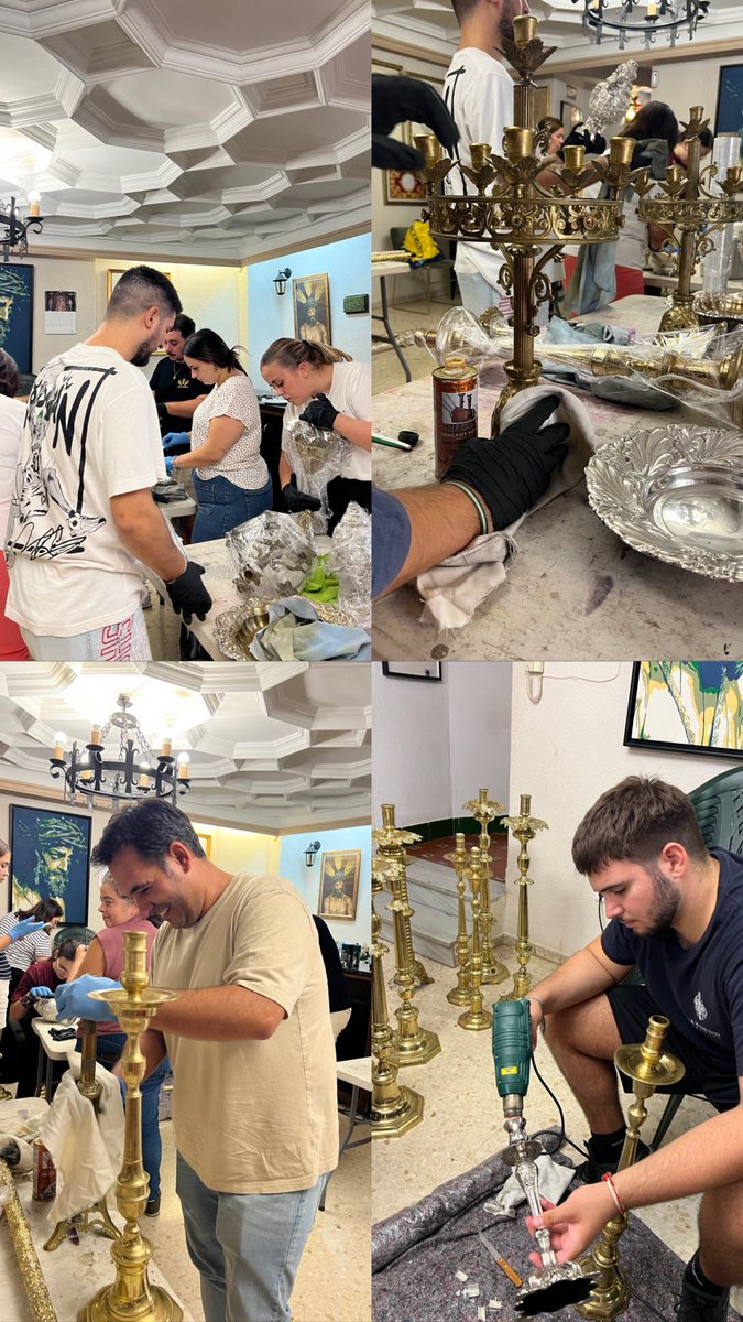 HdadHumildad's tweet photo. ⚜️ #ALBACERÍA |

¡Comenzamos un nuevo curso cofrade con jornada de albacería, preparando todo de cara al Triduo de Nuestra Madre y Señora de la Merced!

#CofradíasMLG https://t.co/I437jPLJlU