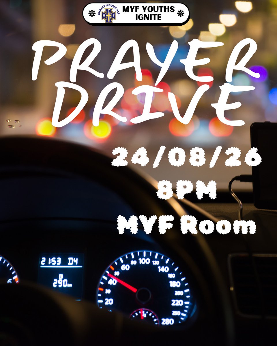 RyannRothell's tweet photo. Let’s hit the road to pray, connect, and grow together in faith. Youths, join us for fellowship, prayer, and an unforgettable journey. 24/08/2026 at 8 PM

Don’t just hear about it—be part of it! https://t.co/3crhsh0UXi