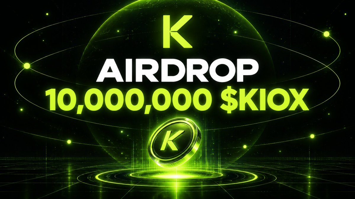 kioxfun's tweet photo. ⚡ 10,000,000 $KIOX AIRDROP IS LIVE

Join the Kiox community and complete 4 simple tasks:

1. Follow @kioxfun
2. Join https://t.co/Y0ywFmnj0V
3. Like & retweet this post
4. Submit your EVM wallet

Join here: https://t.co/S4cgimCmcj

#KIOX #KIOXAirdrop #CryptoAirdrop #RobinhoodChain