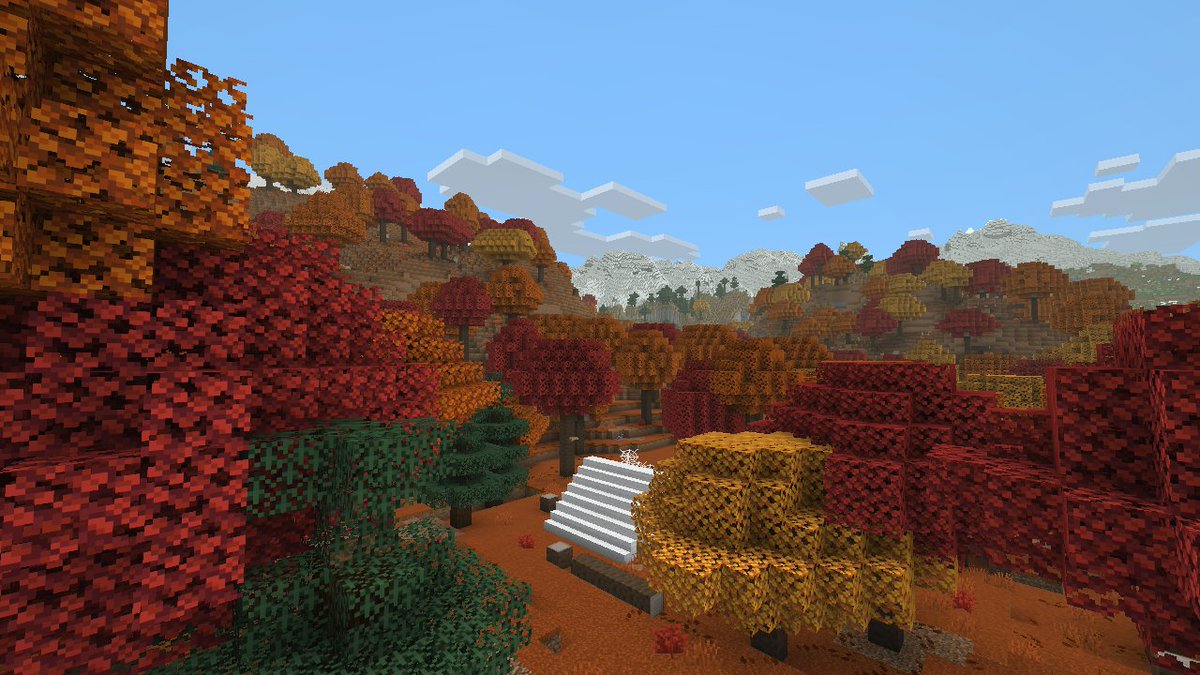 forestwardenvdn's tweet photo. Messing with biome placements ;) https://t.co/ZAAKscFuxI