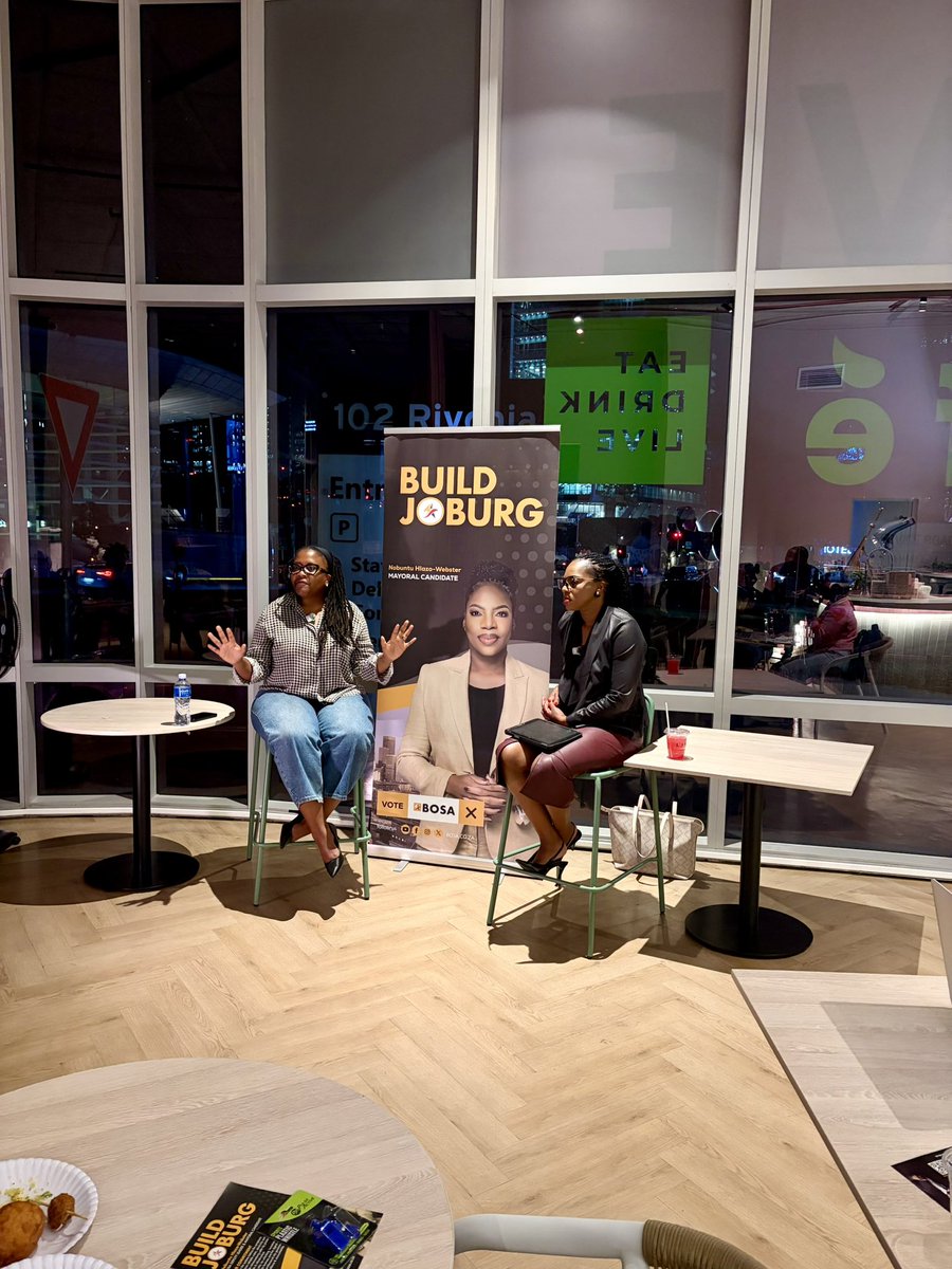 BOSA_Joburg's tweet photo. Happening right now | Conversations with NHW

Conversations with NHW is underway. Tonight, we’re discussing safety in our communities and what it takes to build a safer, more functional Johannesburg.

Stream the conversation here: https://t.co/LcqwvowMSS

#Nobuntu4Mayor #BuildJoburg #LGE2026