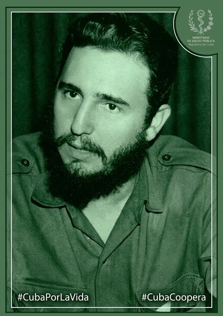 MINSAPCuba's tweet photo. 🇨🇺Fidel Castro: “[...] hay otra ciencia, otra ciencia más profunda, que es la ciencia verdaderamente revolucionaria: es la ciencia de la conciencia, es la ciencia de la confianza en el hombre, es la ciencia de la confianza en los seres humanos.”

#100AñosConFidel #CubaEstáFirme https://t.co/8ffvgZeYlz