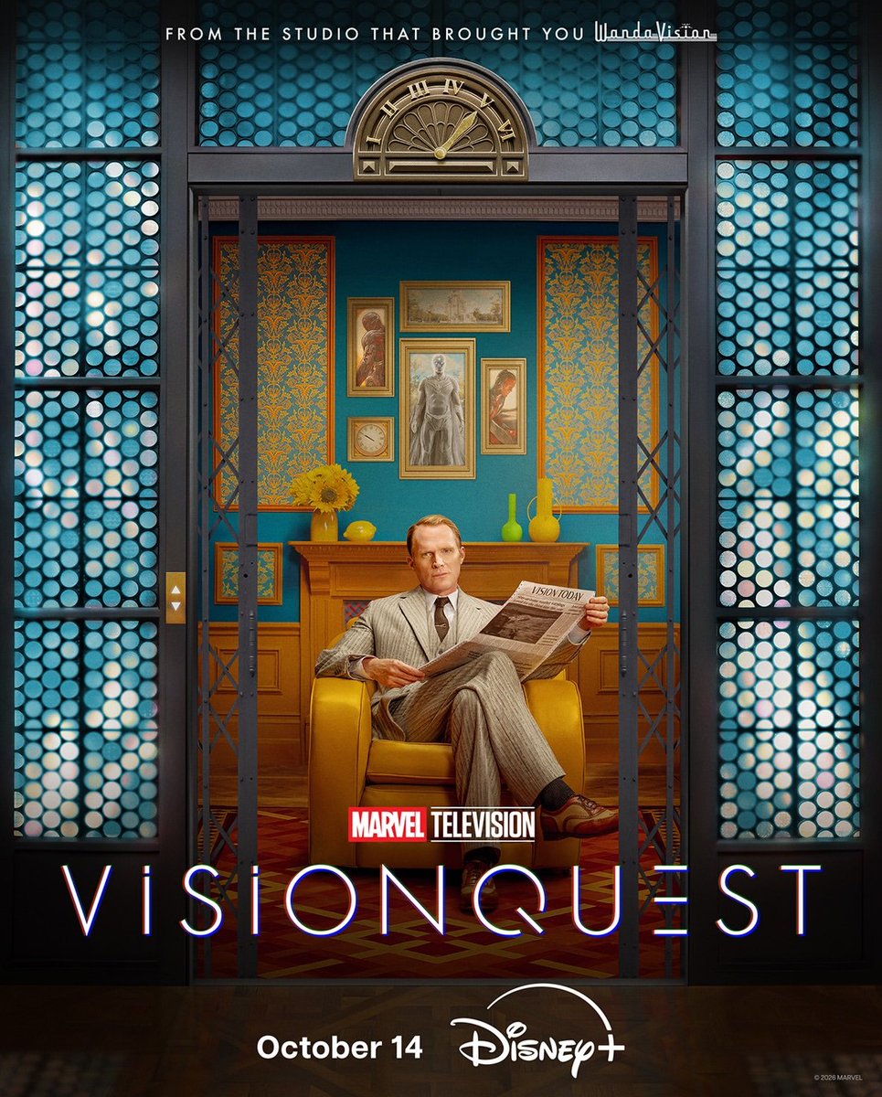 MarvelFansIN's tweet photo. New posters for ‘VISIONQUEST’

Coming to Disney+ October 14.

#MarvelFansIndia #Visionquest https://t.co/XKfvntC6L6