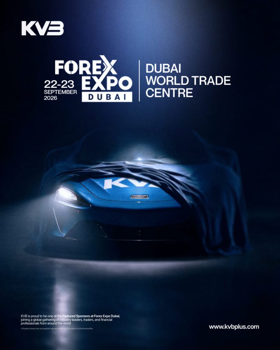 kvb_india's tweet photo. KVB is proud to be a Featured Sponsor of Dubai Forex Expo 2026! ✨
📅 22–23 September 2026
🕙 10:00–18:00
📍 Dubai World Trade Centre, UAE
👉 Get your pass: https://t.co/cNAEClhLqc
See you there!
#KVB #KVBOfficial #KVBGlobal #DubaiForexExpo #ForexExpo #Tickets https://t.co/BnEcdAUHpO