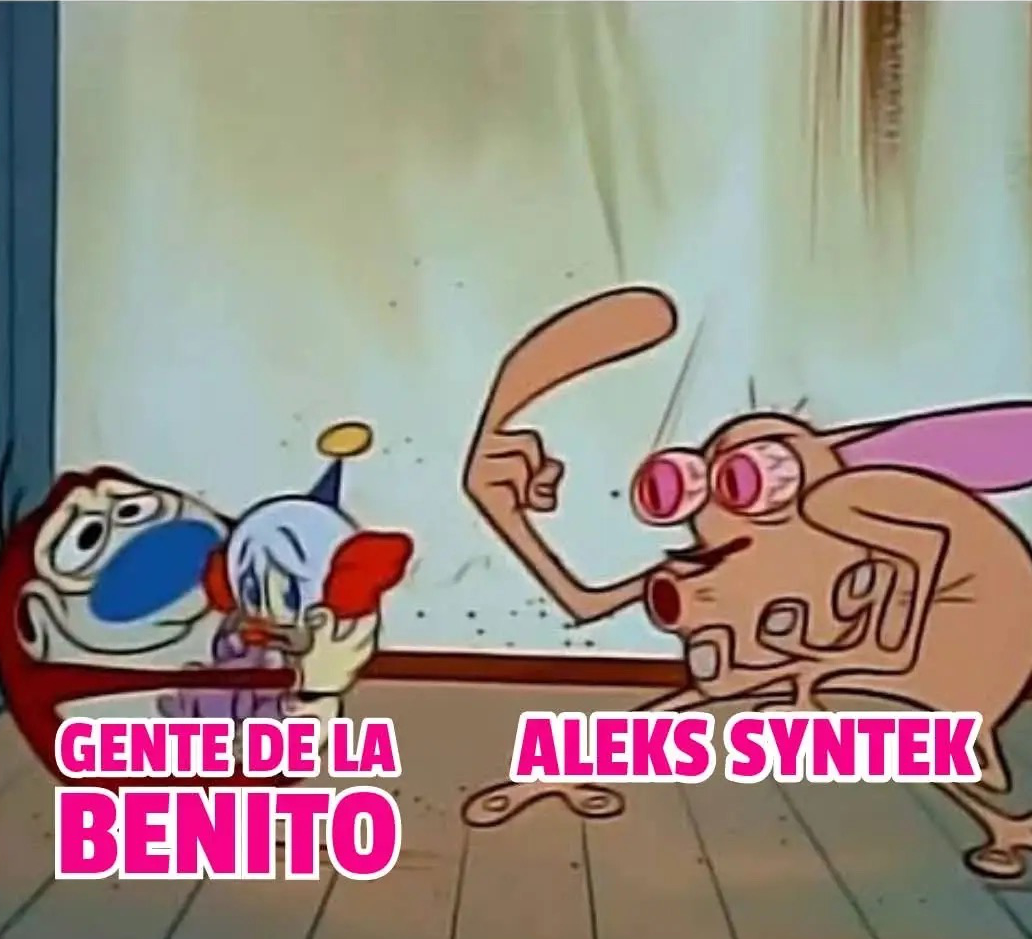 Mowgli420's tweet photo. Aleks Syntek represento a todos los metaleros o melomanos que odian el reggaeton.

Sean mas como Christian Castro, menos como Alek Syntek https://t.co/ew2UQicasB