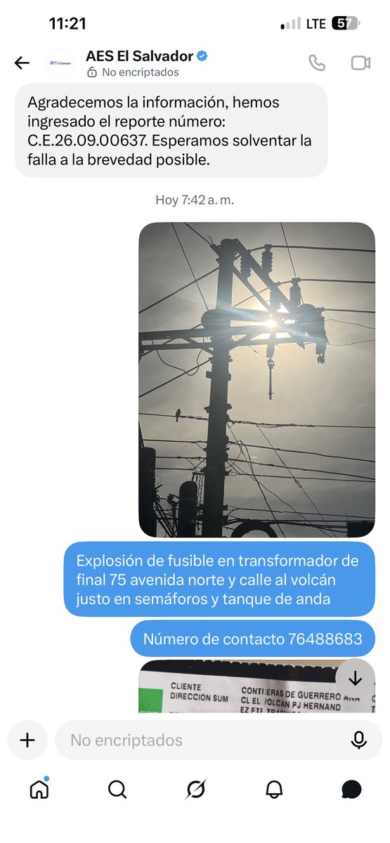 Hernriquez1's tweet photo. @AESElSalvador  llevamos 4 horas sin que nos resuelvan el servicio https://t.co/TDL6te47Yk