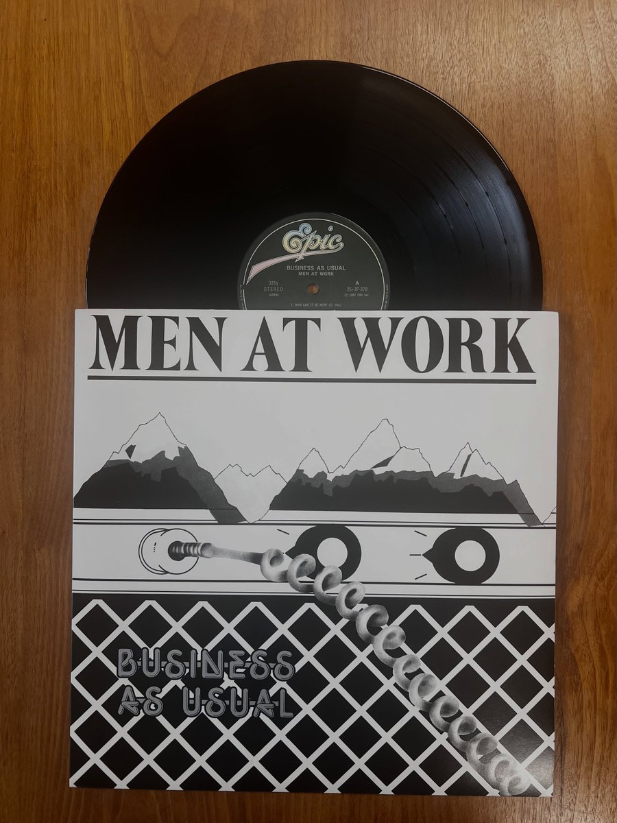 HedyReary's tweet photo. Thank you. Welcome to my listening room. Down Under — Men at Work, Business as Usual (1981). https://t.co/lZU6miENnq